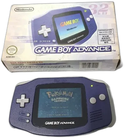 Nintendo Game Boy Advance Indigo Console [SIJORI]