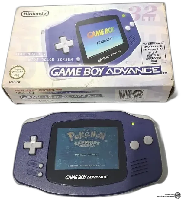 Nintendo Game Boy Advance Indigo Console [EU] - Consolevariations