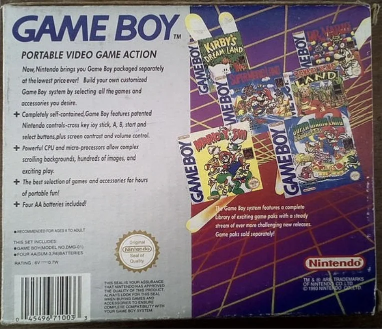  Nintendo Game Boy Console [SG]
