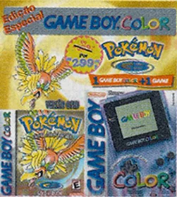 Nintendo Game Boy Color Pokémon Gold Atomic Purple  Bundle [BR]
