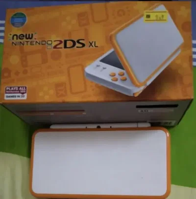 New Nintendo 2DS XL White & Orange Console [ASI]