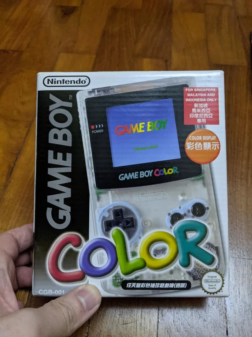  Nintendo Game Boy Color Clear Console [SIJORI]