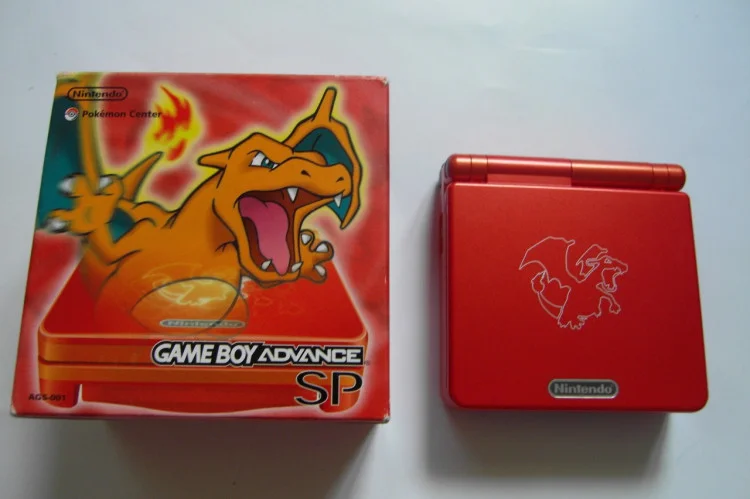  Nintendo Game Boy Advance SP Pokemon Center Charizard Console [JP]