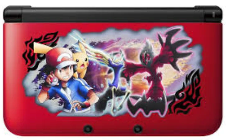  Nintendo 3DS LL Pokémon Cocoon of Destruction Red Console