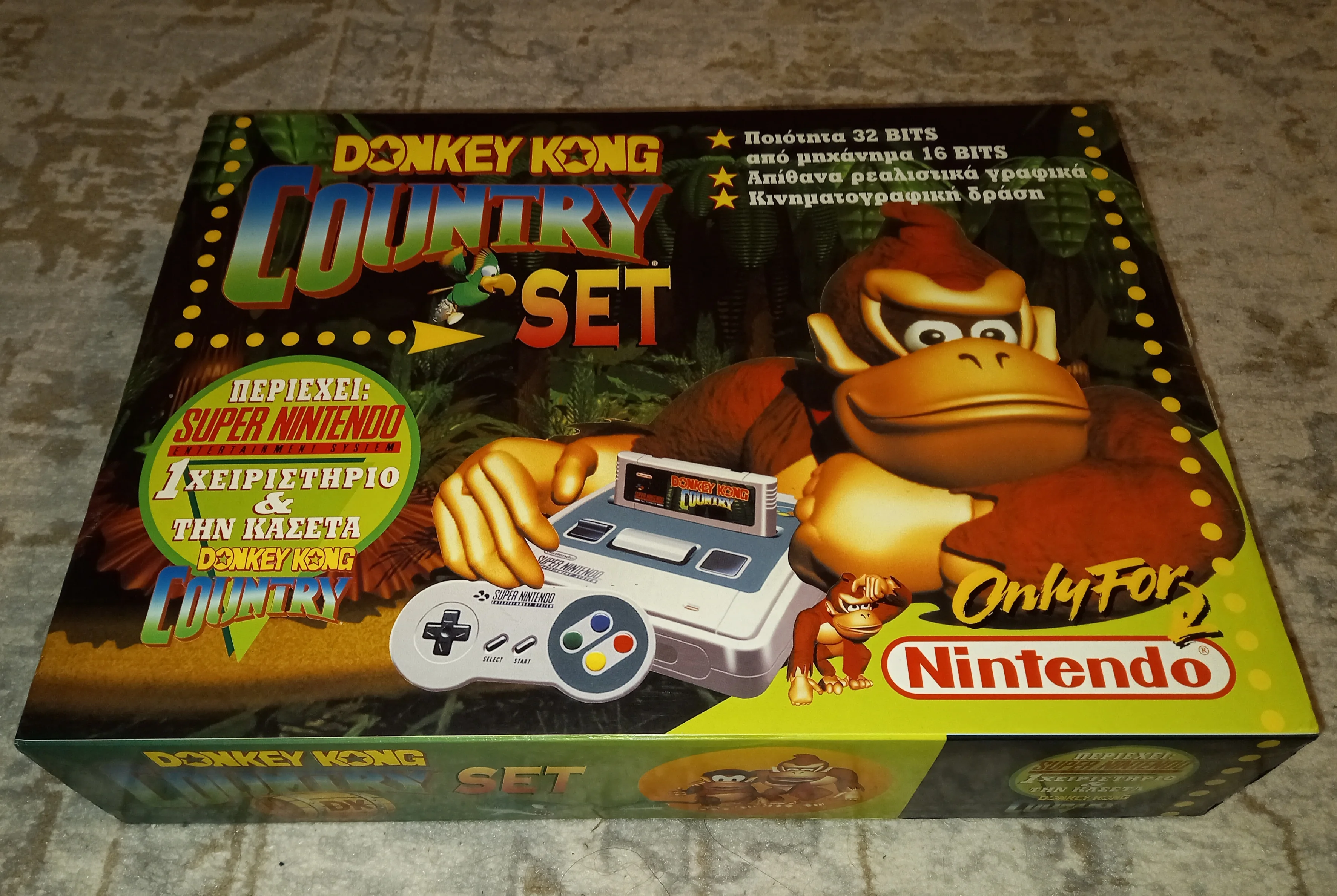  SNES Donkey Kong Country Set [GR]