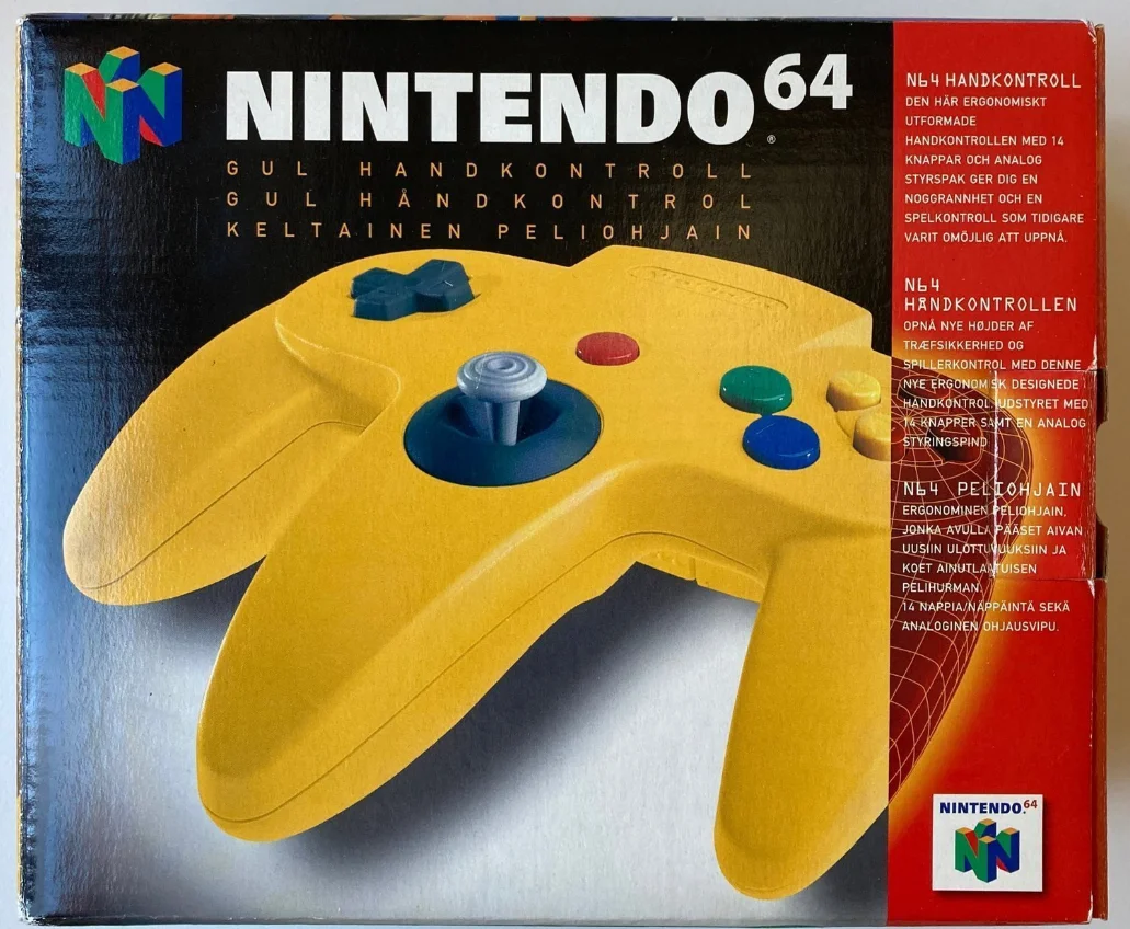 Fordampe Slange mavepine Nintendo 64 Yellow Controller [SCN] - Consolevariations