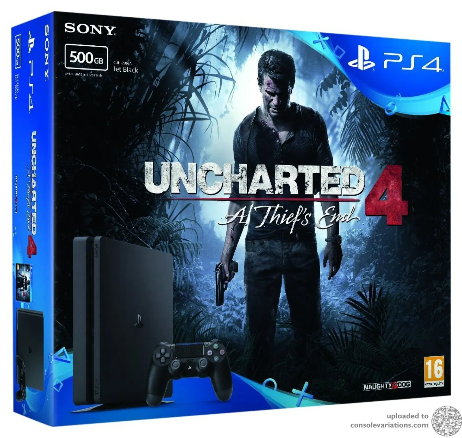 Console PlayStation 4 Slim 500GB + Jogo Uncharted 4 - Sony