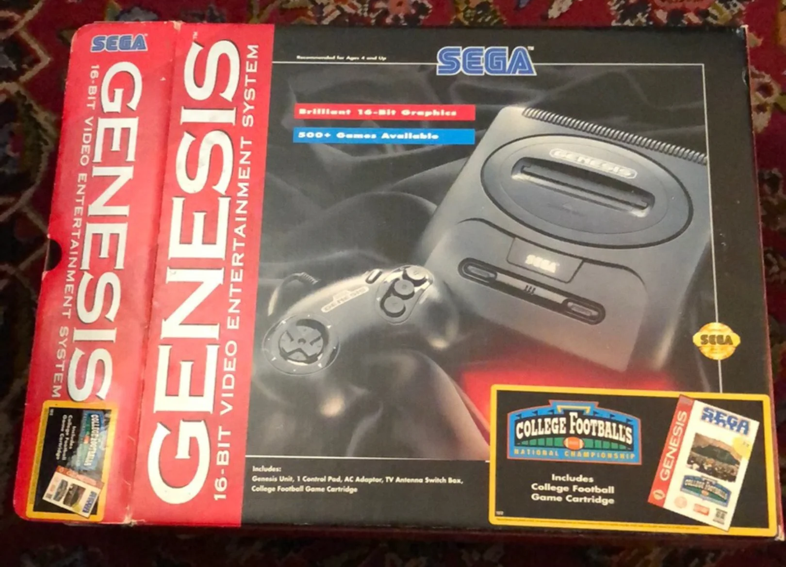  Sega Genesis College Footballs Console