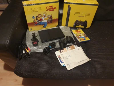 Sony PlayStation 2 Slim The Simpsons Bundle