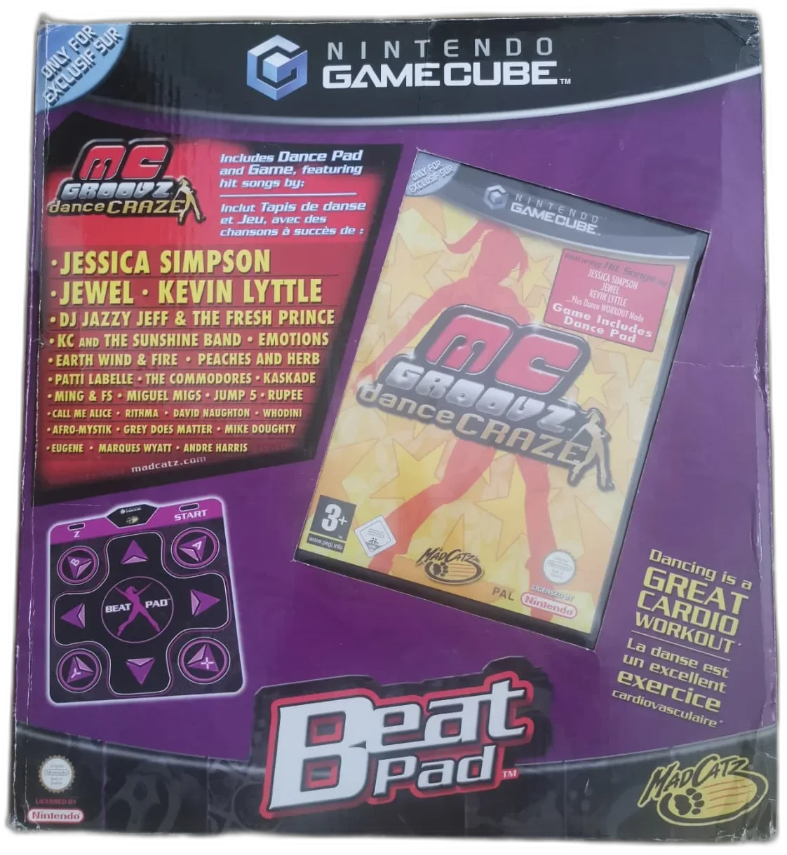  Mad Catz GameCube MC Groovz Dance Craze Pack