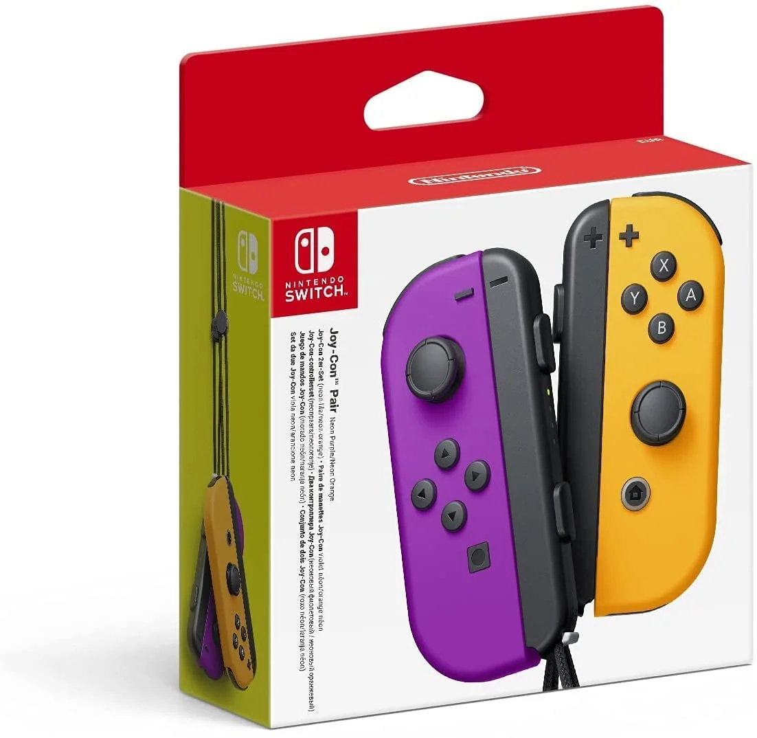  Nintendo Switch Joy-Con Pair (Neon Purple/Neon Orange) [EUR]
