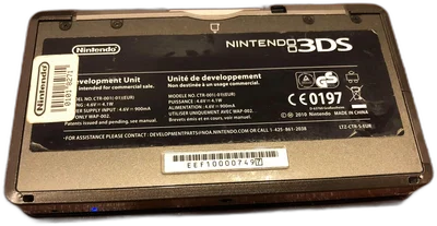 Nintendo of Europe Nintendo 3DS Development Unit