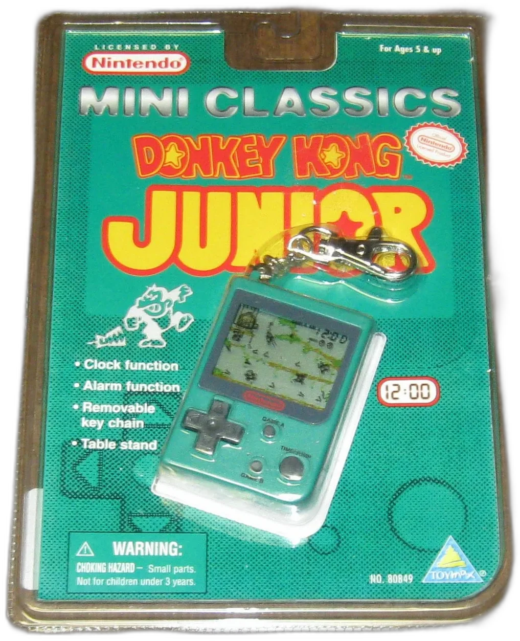  Nintendo Game &amp; Watch Mini Classic Donkey Kong jr Teal [NA]