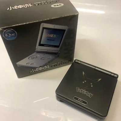 iQue Game Boy Advance SP Pikachu Black Console