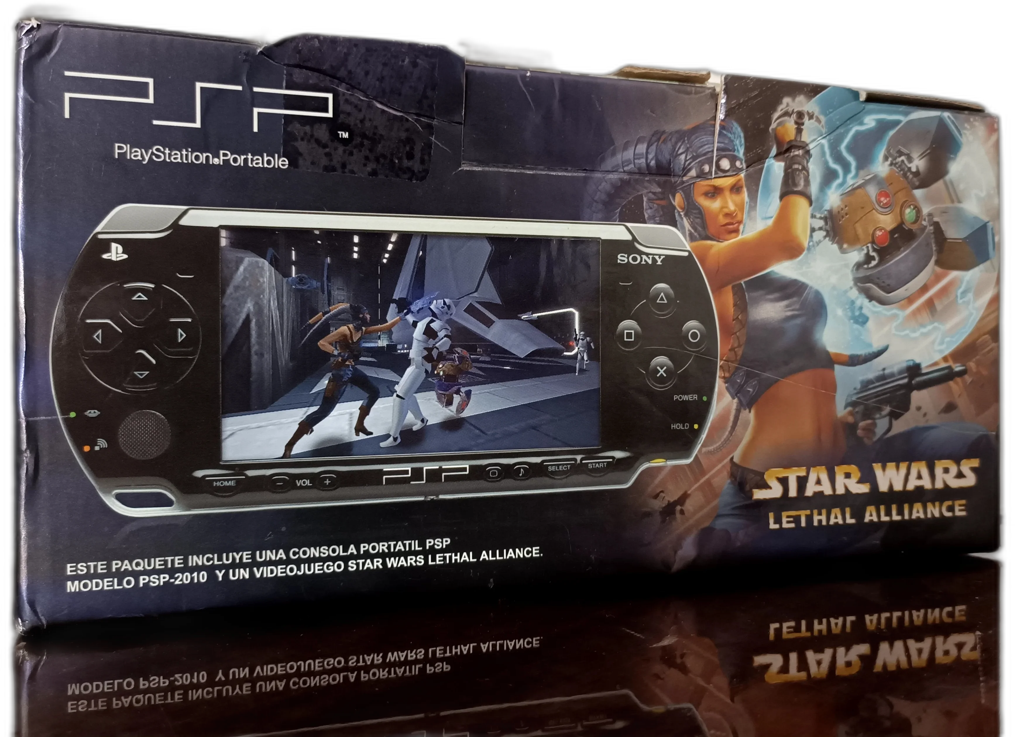  Sony PSP 3000 Star Wars Lethal Alliance Bundle