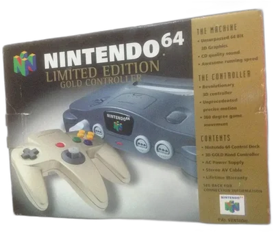 Nintendo 64 Gold Controller Bundle [UK]