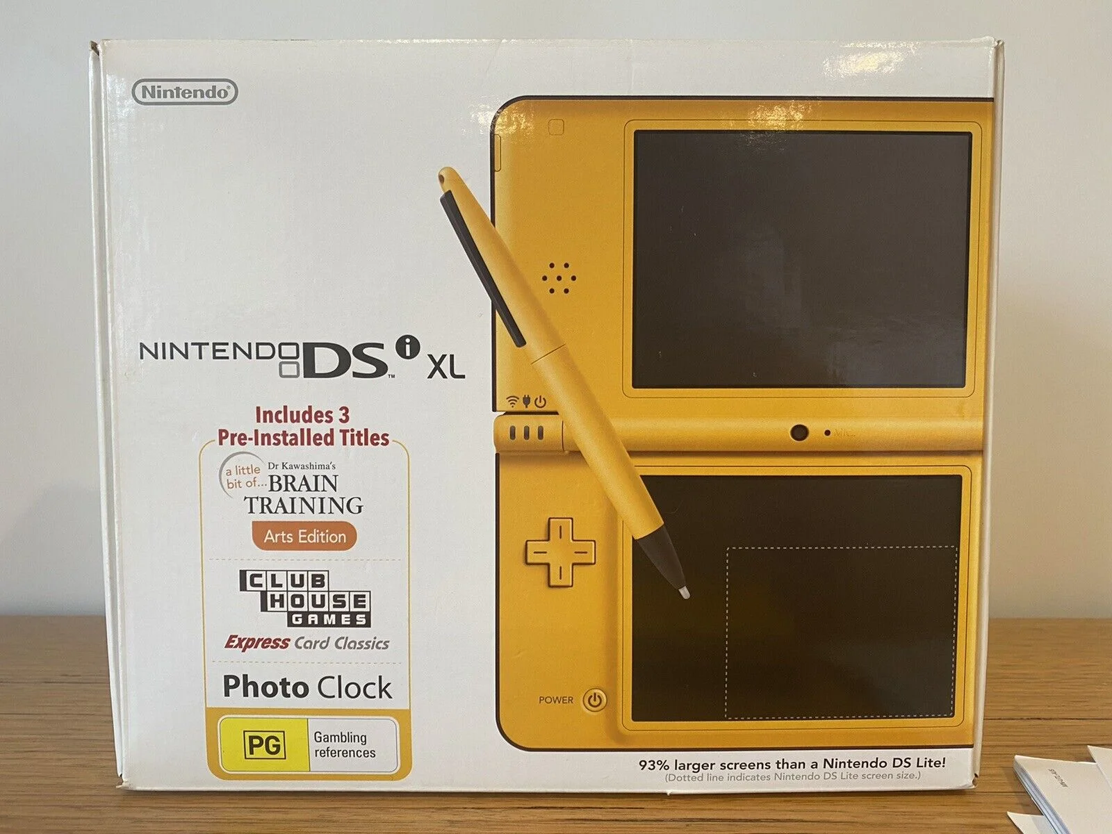  Nintendo DSi XL Yellow Console [AUS]