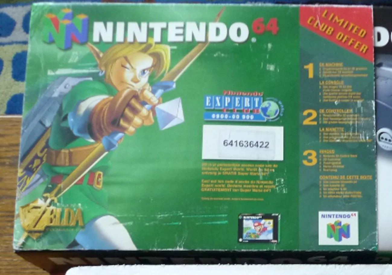  Nintendo 64 Zelda Ocarina of Time Green Bundle