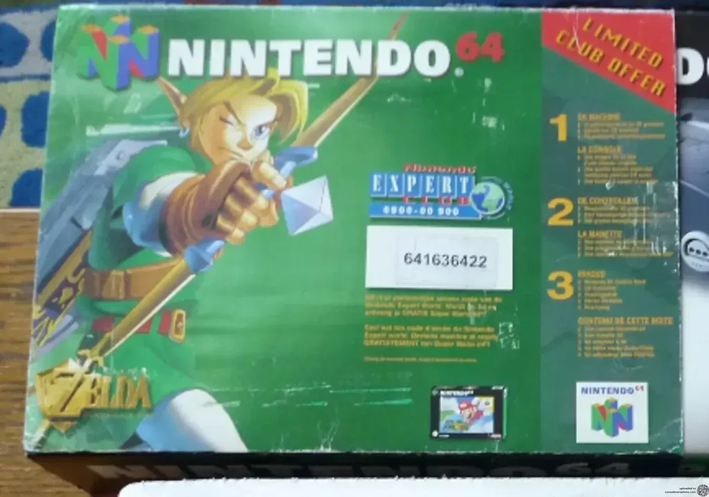 Consolevariations - Nintendo 64 Zelda Ocarina of Time Green Bundle