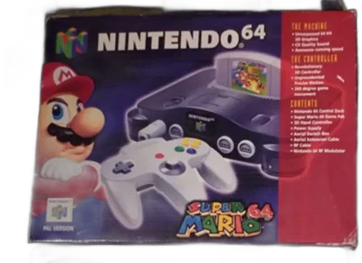Nintendo 64 Super Mario Blue Sleeve Bundle