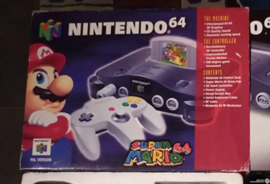 Consolevariations - Nintendo 64 Super Mario Blue Sleeve Bundle