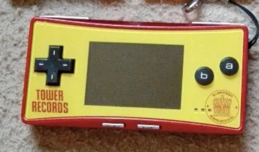  Nintendo Game Boy Micro Tower Records Faceplate