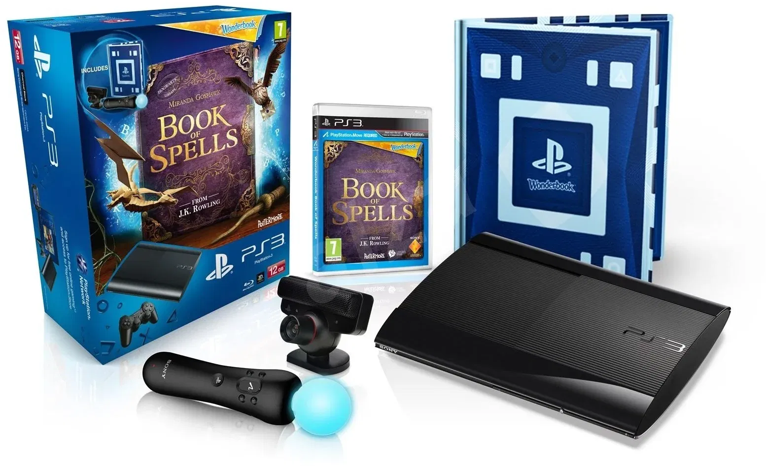  Sony PlayStation 3 Super Slim Harry Potter Book of Spells Bundle