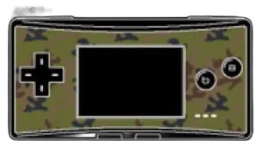  Nintendo Game Boy Micro Military Faceplate