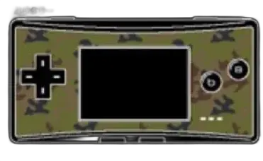 Nintendo Game Boy Micro Military Faceplate
