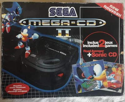 Sega Mega CD Road Avenger + Sonic CD Bundlew