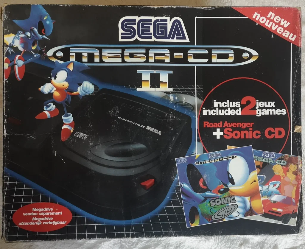 Consolevariations - Sega Mega CD Road Avenger + Sonic CD Bundlew