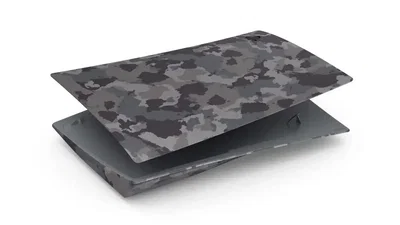 Sony PlayStation 5 Grey Camouflage Cover