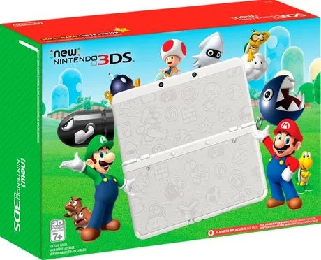  New Nintendo 3DS White Mario Black Friday Console