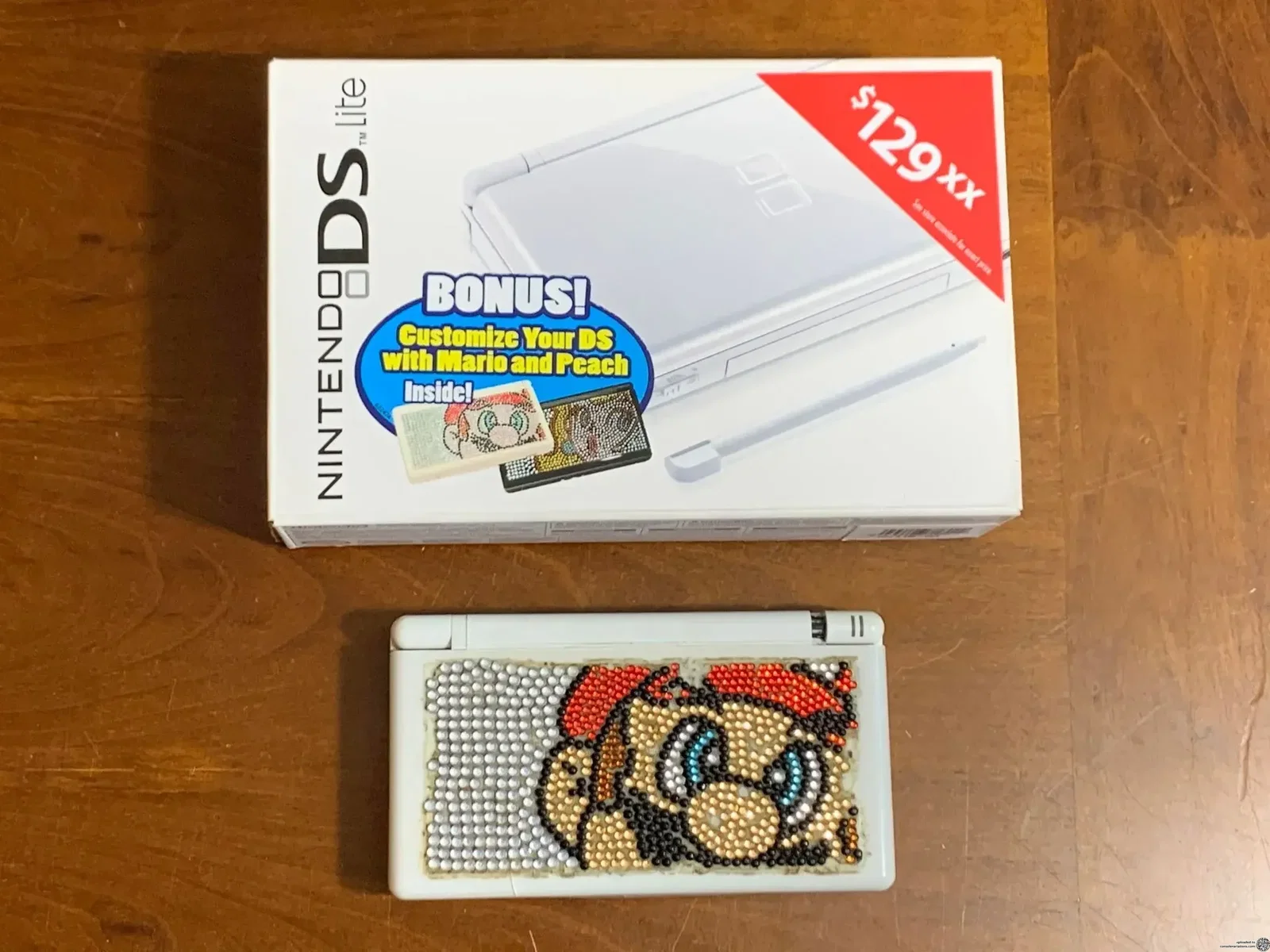 Consolevariations - Nintendo DS Lite Mario and Peach Crystal Sticker ...