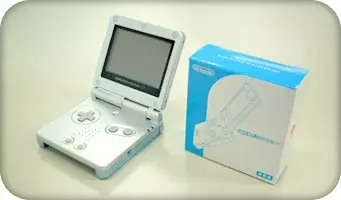 Nintendo Game Boy Advance SP Silver Blue Console