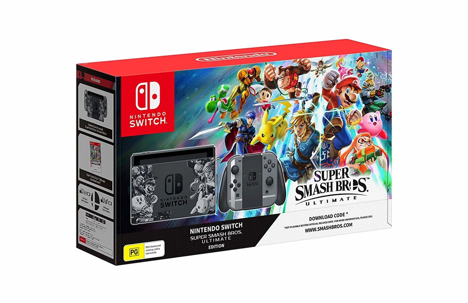  Nintendo Switch Super Smash Bros Ultimate Console [AUS]