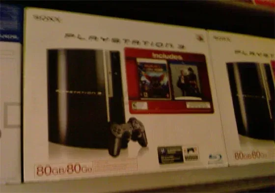  Sony PlayStation 3 Ratchet & Clank Future: Tools of Destruction + Casino Royale Blu-Ray Bundle