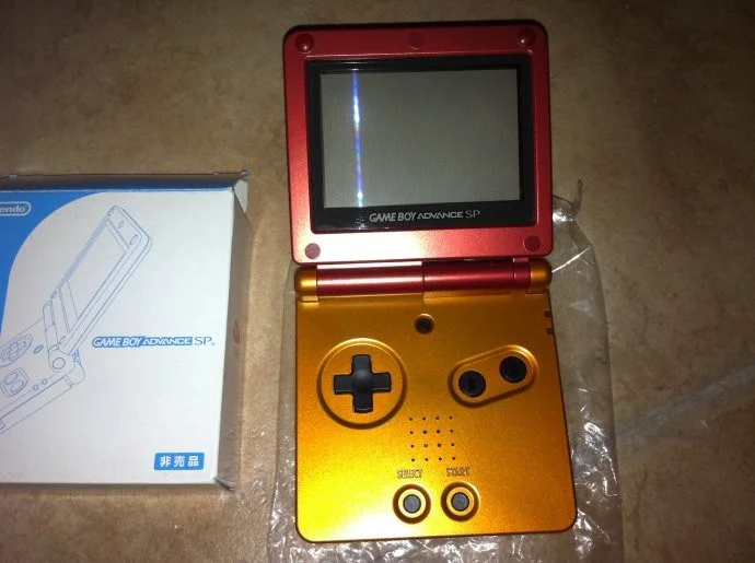  Nintendo Game Boy Advance SP Samus Satin Console
