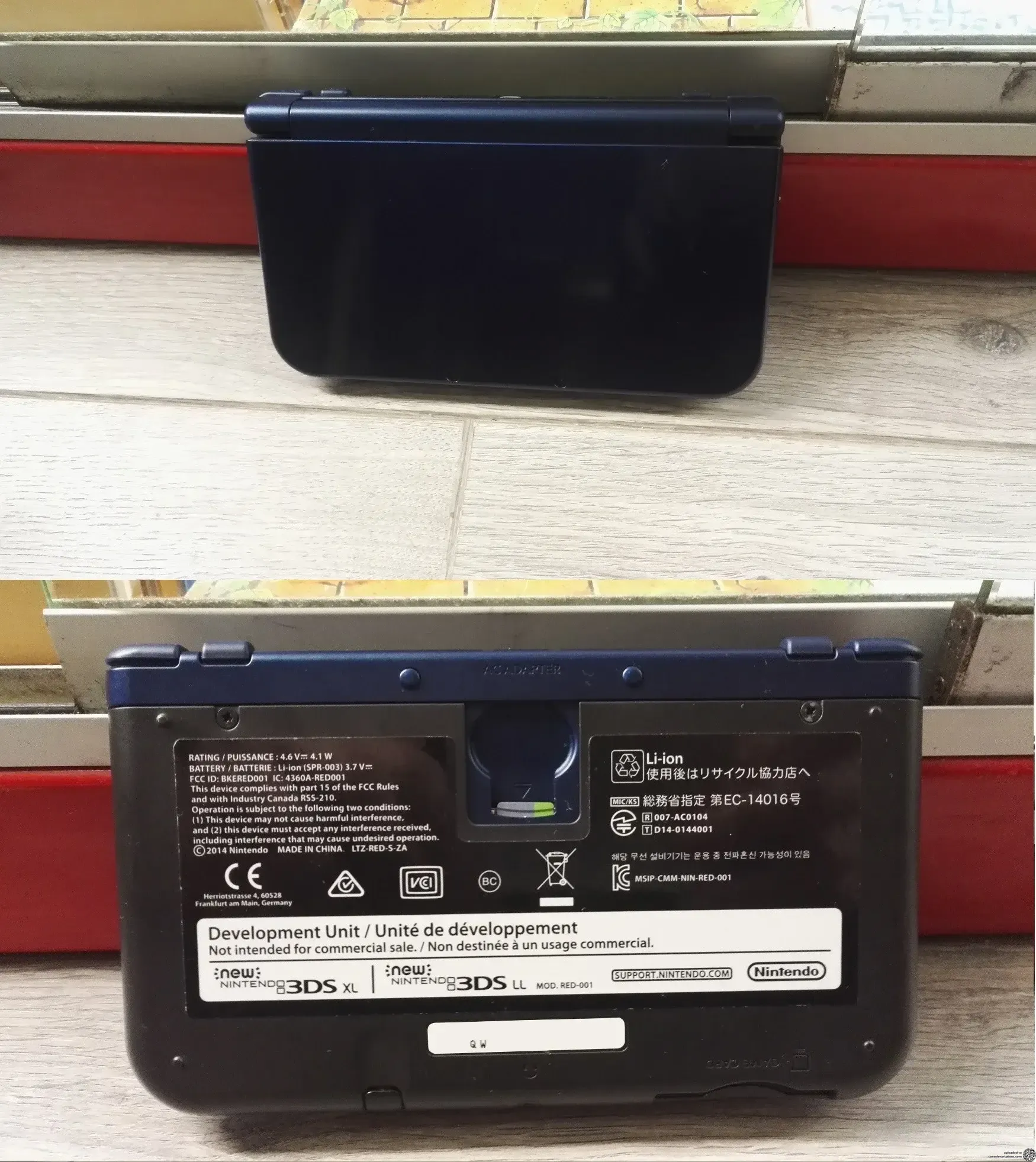 Consolevariations - New Nintendo 3DS XL Development Unit
