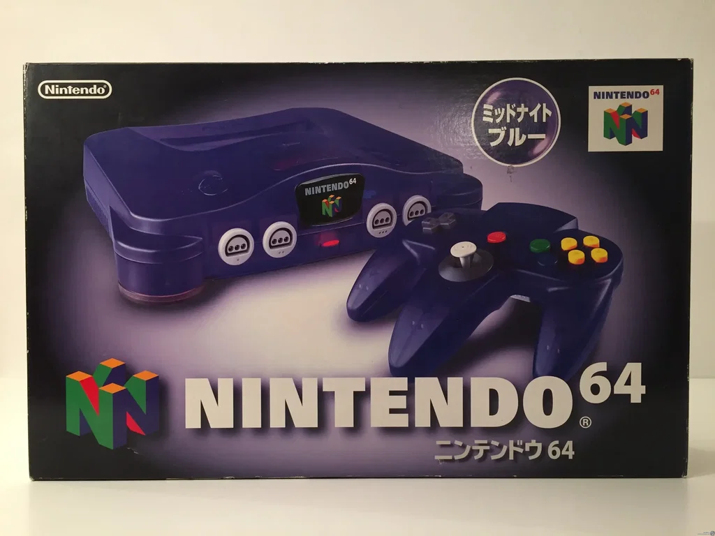 任天堂64 Consolevariations - Nintendo 64 Midnight Blue Console [JP
