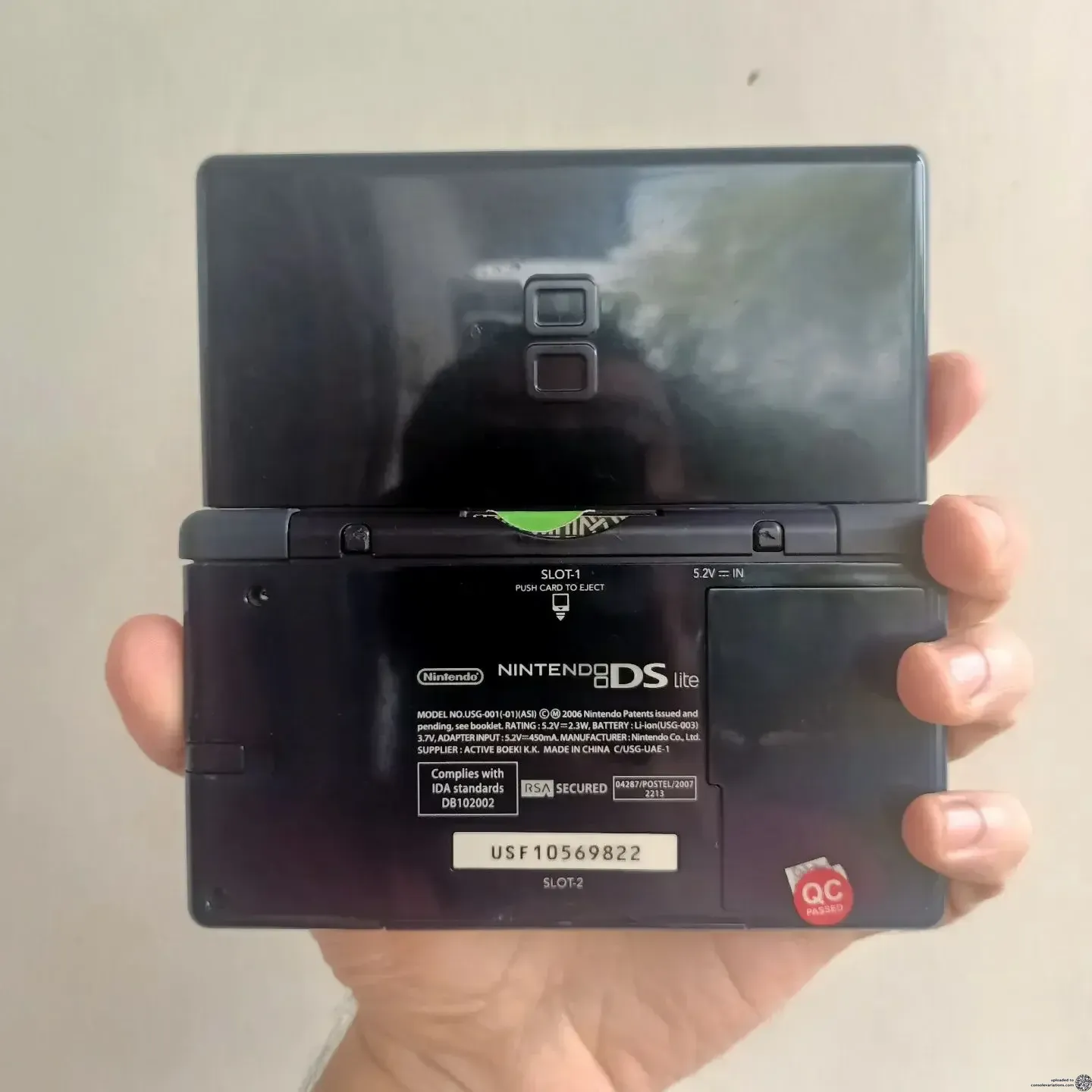 Consolevariations - Nintendo DS Lite Onyx Black [UAE] | Consolevariations
