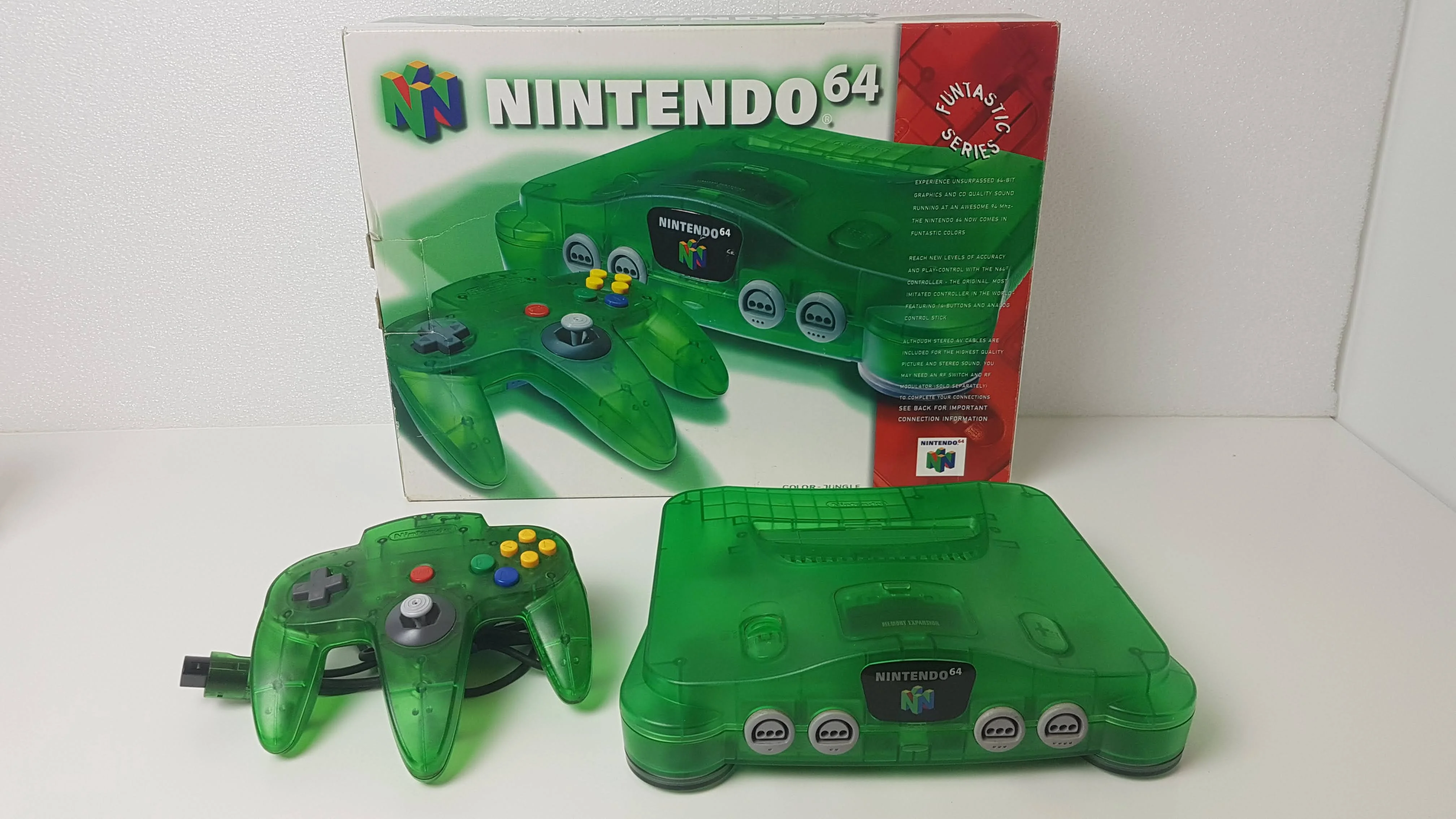 Nintendo 64 Jungle Green Console [USA]