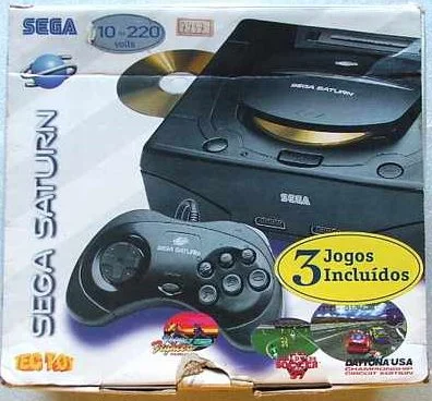  Tectoy Sega Saturn 3 Games Bundle