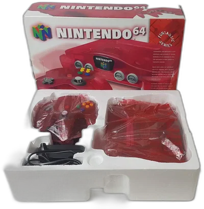 Nintendo 64 Watermelon Red Console [US]