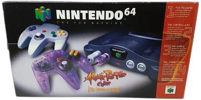 Nintendo 64 Atomic Purple Controller Bundle