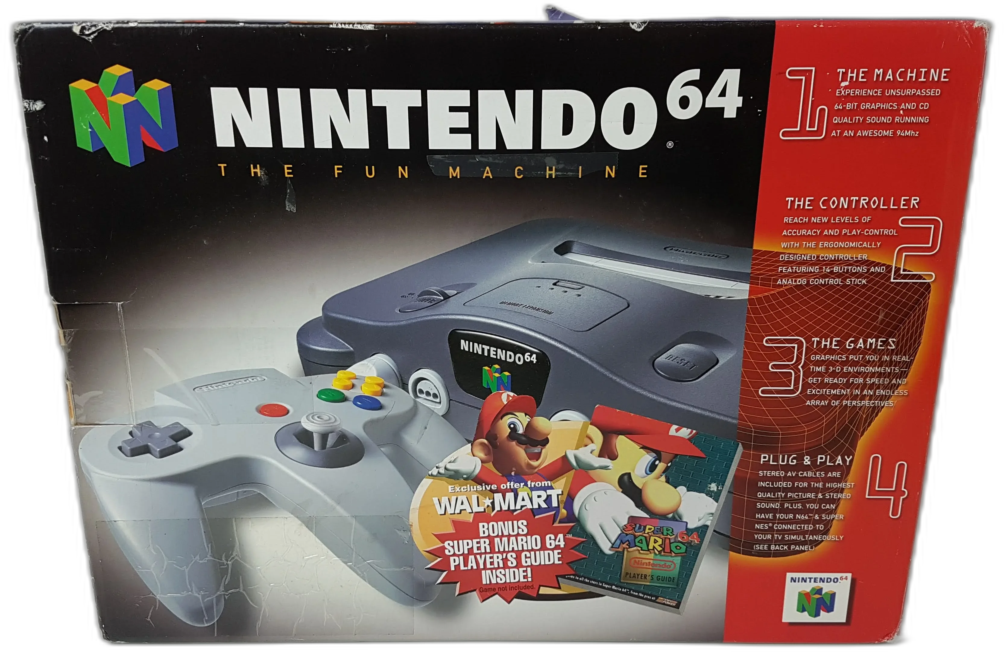  Nintendo 64 Super Mario Walmart Bundle