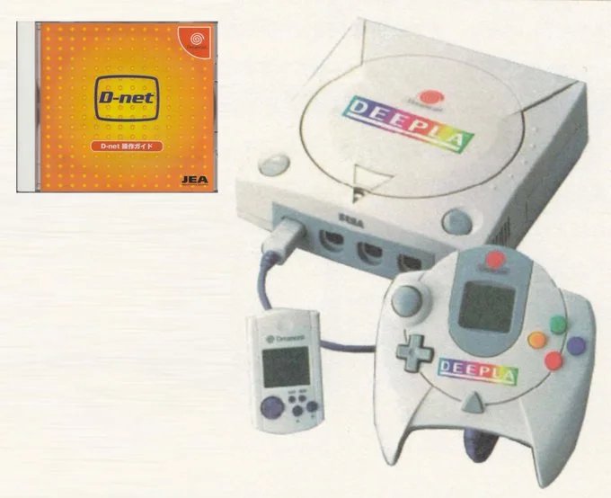  Sega Dreamcast DEEPLA Console