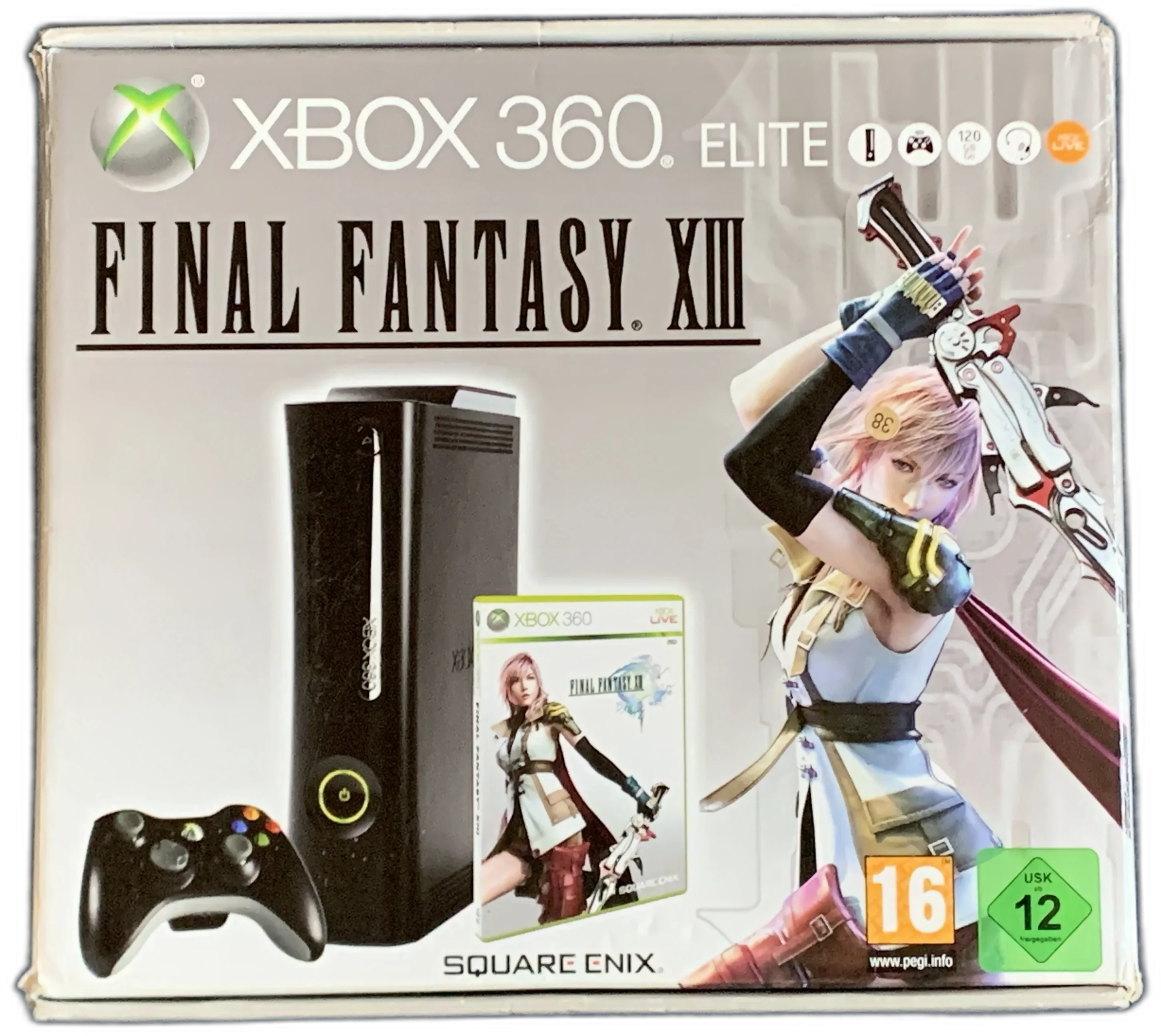  Microsoft Xbox 360 Elite Final Fantasy XIII Bundle