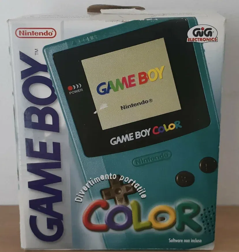  Nintendo Game Boy Color Teal Console [IT]