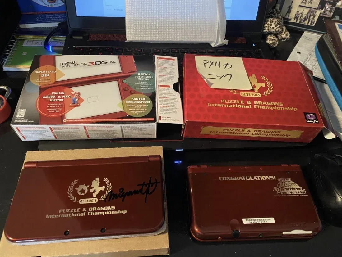 3DSセット New Nintendo 3DS LL Puzzles and Dragons International